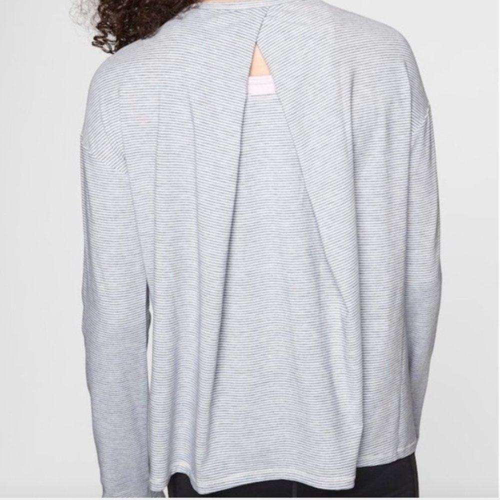 Athleta Girl Striped Bigger Plans Top